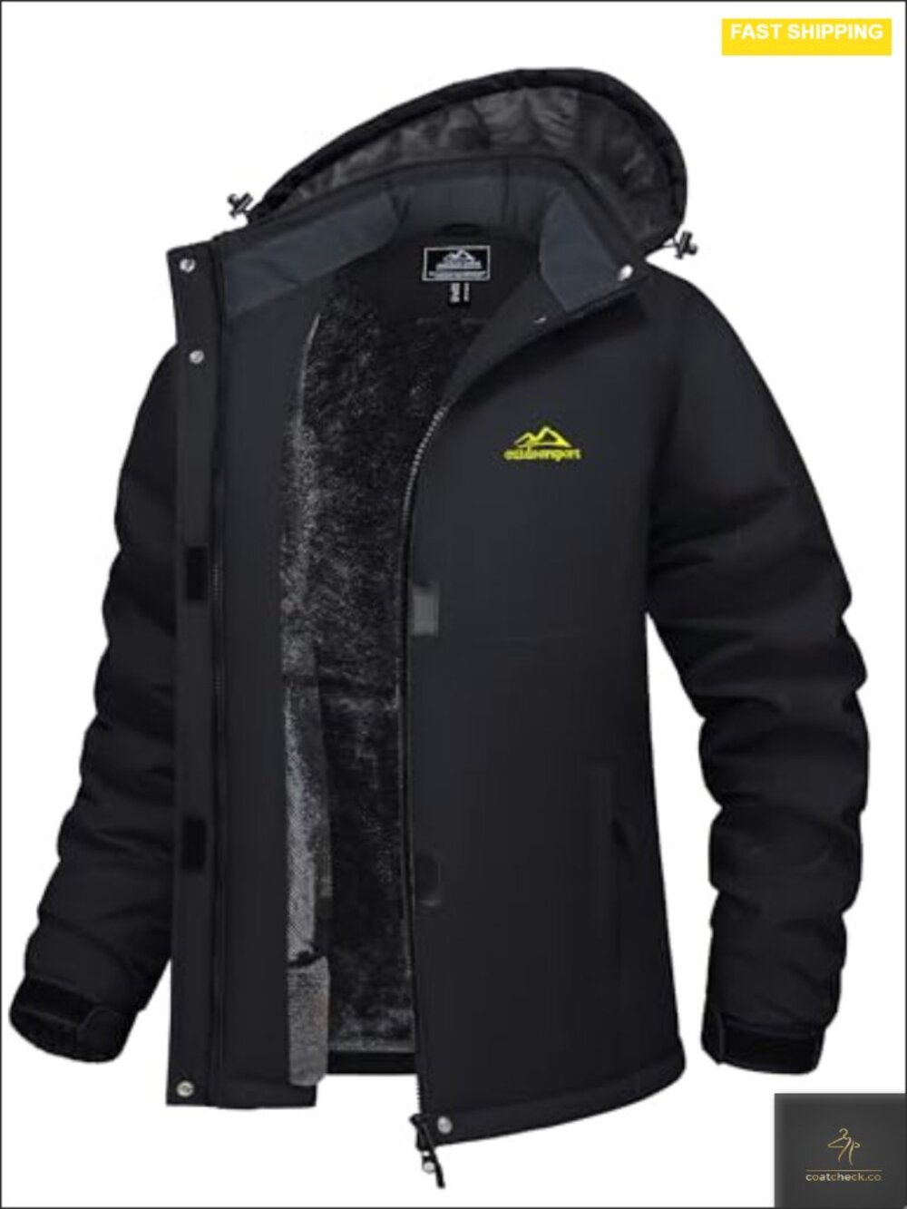 Women's Waterproof Ski Snow Jacket Fleece Lined Warm Winter Coat